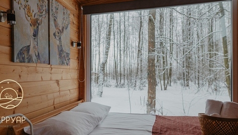 Незабываемый отдых в глэмпинге «Терруар»! Для Вас вкусные завтраки, посещение бани и банный чан со скидкой 44%